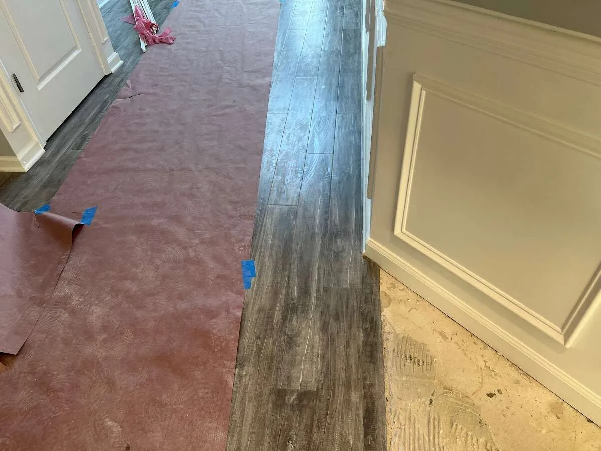 Completed marble shower restoration in Lake Station